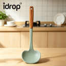 idrop Silicone Mushroom Spatula Heat Resistant Cooking Turner Non Stick Pan Safe Silicone Spoon Kitchen Cooking Utensil Set Set Spatula Silikon Bentuk Cendawan Tahan Haba Sudip Masak Selamat Untuk Kuali Tidak Lekat Peralatan Dapur (S)