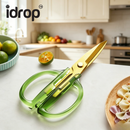 idrop 1 PCS Multifunctional Kitchen Scissors Food Grade Stainless Steel Baby Weaning Meat & Vegetable Cutting Tool Kitchen Shears Set Gunting Dapur Serbaguna 1PCS Keluli Tahan Karat Gred Makanan Makanan Bayi Untuk Potong Daging dan Sayur Alat Dapur Rumah