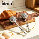 idrop 2 PCS Stainless Steel Powder Shaker Sifter Cocoa Powder Dispenser Ball Sieve Baking Flour Sifter Sugar Powder Sieve Mesh Strainer Set Penapis Serbuk Gula Keluli Tahan Karat 2PCS Penyembur Serbuk Koko Penapis Tepung Alat Baking Jaring Penapis Dapur