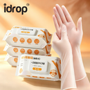 idrop 400 PCS – Disposable PVC Gloves Food Grade Long Sleeve Kitchen Thickened Nitrile Household Cleaning Dishwashing Sarung Tangan Pakai Buang 400PCS PVC Gred Makanan Lengan Panjang Dapur Tebal Nitril Untuk Mencuci Pinggan Memasak dan Kerja Pembersihan