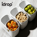idrop 3 PCS - Double Layer Snack Box Fruit Plate Living Room Candy Box Draining Basket Household Fruit Tray Snack Storage Container Multi-Function Organizer, Kotak Snek Dua Lapisan Pinggan Buah Bekas Gula-Gula Ruang Tamu Bakul Penyimpanan Snek