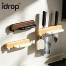 idrop Wall Mounted Kitchen Knife Holder No Drill Storage Rack Multi Function Knife Organizer with Sharpener Home Use Kitchen Storage Set Rak Pisau Dapur Gantung Dinding Tanpa Tebuk Rak Penyimpanan Serbaguna Dengan Pengasah Pisau Untuk Kegunaan Rumah (S)