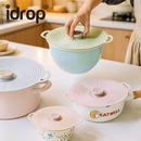 idrop 6 PCS – Multi Size Silicone Food Cover Round Sealing Lid Microwave Splash Proof Oil Proof Food Grade Lid Kitchen Storage Set Set Penutup Silikon Pelbagai Saiz Penutup Kedap Bulat Penutup Microwave Tahan Percikan dan Minyak Penutup