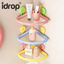 idrop 3 PCS - Bathroom Shelf No Drill Wall Mounted Storage Rack Suction Cup Organizer for Toilet & Shower Multi-Function Space Saving Holder, Rak Bilik Air Tanpa Tebuk Rak Penyimpanan Lekap Dinding Dengan Cawan Sedut Untuk Tandas Serbaguna Jimat Ruang