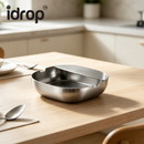 idrop【 Short / Tall 】Thickened Stainless Steel Spoon Rest Ladle Holder Spatula Stand Heat Resistant Kitchen Counter Organizer Pemegang Senduk Keluli Tahan Karat Tebal Pendek / Tinggi Rak Letak Sudu Spatula Tahan Panas Organiser Meja Dapur Serbaguna (S)
