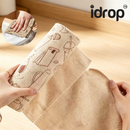 idrop Disposable Kitchen Cleaning Cloth Antibacterial Absorbent Tear Off Dishwash Wet and Dry Use Multipurpose Wipe Kain Lap Dapur Pakai Buang Antibakteria Penyerap Cuci Pinggan Mudah Koyak Untuk Kegunaan Basah Kering Pembersih Serbaguna Rumah Tangga (S)
