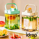 idrop 2 PCS - Large Capacity Water Dispenser with Tap Portable Outdoor Camping Beverage Barrel Tea Brewing Water Jug, Tong Air Sejuk Berkapasiti Besar Dengan Paip Bekas Air Perkhemahan Mudah Alih Sesuai Untuk Bancuhan Teh Jug Air dan Baldi Penyejuk