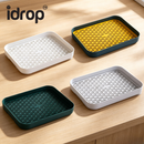 idrop Thickened Tray Double Layer Cup Drying Rack Tea Drainer Holder Bowl Chopstick Storage Deep Tray Organizer Kitchen Rak Cawan Dua Tingkat Dulang Tebal Rak Titisan Penyimpanan Mangkuk Penyepit Dulang Teh Dalam Organiser Dapur Serbaguna Rumah Tangga (S)