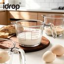 idrop 1 PCS 500ML Heat Resistant Glass Measuring Cup Food Grade Jug with Scale Microwave Safe Baking Milk Pitcher Egg Mixing Cawan Penyukat Kaca 500ML 1PCS Tahan Haba Gred Makanan Dengan Skala Untuk Ketuhar Gelombang Mikro Membancuh Susu dan Memukul Telur