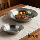 idrop 【20CM / 23CM】Stainless Steel Salad Bowl Crayfish Bowl Pasta Bowl Ramen Bowl Soup Serving Bowl Kitchen Tableware Mangkuk Salad Keluli Tahan Karat 20 / 23CM Mangkuk Udang Kara Mangkuk Pasta Mangkuk Ramen Mangkuk Sup Hidangan Peralatan Dapur Rumah (S)