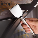 idrop 5 PCS - Stainless Steel Scraper Cleaning Tool Multi-Function for Kitchen Fridge Tile Floor Glass Adhesive and Grease Removal Durable Cleaning Scraper Set, Pengikis Keluli Tahan Karat Alat Pembersih Dapur Peti Sejuk Jubin Lantai Kaca Buang Gam