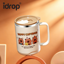 idrop Capybara 304 Stainless Steel Thermos Set Office Cup 2 Compartment Lunch Box 2 Layer Food Container 3 Layer Bento Box Set Set Set Termos Capybara 304 Keluli Tahan Karat Cawan Pejabat Bekas Makan 2 Ruang Bekas Makanan 2/3Tingkat Kotak Bento (S)