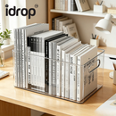 idrop 2 PCS 34CM Desktop Storage Box Transparent Acrylic Organizer Book & Stationery Student Organizer Office Document File Basket Container Kotak Penyimpanan Meja Bekas Simpan Buku & Alat Tulis Akrilik Lutsinar Untuk Meja Pelajar Rak Fail Dokumen Pejabat