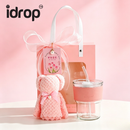 idrop Gift Bag Set – Gift Bag Cute Premium Pink Theme Gift Bear Towel Pink Cup Sleeve Bamboo Pattern Glass Cup Set Set Beg Hadiah Set Cenderahati Hadiah Praktikal Hadiah Kecil Eksklusif Beg Pink Tuala Beruang Sarung Cawan Pink Cawan Kaca Corak Buluh (S)