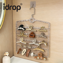 idrop 1 PCS – Shark Claw Hair Clip Organizer Wall Mounted Bathroom Display Rack Storage for Hair Clips Hair Accessories Set Set Rak Penyimpanan Klip Rambut Cakar Jerung Rak Paparan Bilik Air Dinding Untuk Aksesori Rambut