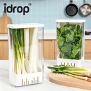 idrop 2 PCS – Herb Fresh Keeping Storage Box Cilantro Spring Onion Garlic Mint Asparagus Hydroponic Refrigerator Organizer Fresh Container Set Set Kotak Penyimpanan Herba Segar Ketumbar Bawang Putih Pudina Hidroponik Bekas Peti Sejuk Penjagaan Kesegaran