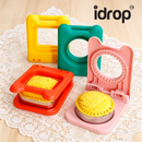 idrop Stainless Steel Sandwich Cutter DIY Pocket Bread Mold Cartoon Toast Cutter Baking Tool Random Colour Shape Set Set Acuan Roti Sandwich Keluli Tahan Karat Pemotong Roti Poket DIY Acuan Toast Kartun Alat Baking Warna dan Bentuk Rawak (S)