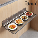 idrop 1 PCS 60CM – Foldable Food Preparation Rack Wall Mounted Multi Layer Prep Tray Multifunction Kitchen Prep Tray Storage Rack Set Set Rak Penyediaan Makanan Lipat Rak Dinding Berlapis Dulang Penyediaan Dapur Serbaguna Rak Penyimpanan