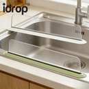 idrop 2 PCS 50CM – Multi Purpose Suction Splash Guard Kitchen Sink Water Splash Protector Wash Basin Counter Barrier Strip Set Set Pelindung Percikan Air Sedut Serbaguna Penghadang Sinki Dapur Jalur Penghalang Meja Basin Cuci Muka