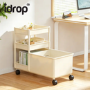 idrop 1 PCS – 3 Tier Under Desk Backpack Storage Rack Office Rolling Cart Mobile Storage Shelf Student Desk Organizer Bookshelf File Unit Rak Penyimpanan Beg Bawah Meja 3 Tingkat Troli Pejabat Mudah Alih Rak Buku Untuk Pelajar Unit Simpanan Bergerak