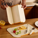 idrop 1 SET – Foldable Cutting Board Set Portable Outdoor Camping Fruit Cutting Board with Knife Non Slip Kitchen Tool Set Set Set Papan Pemotong Lipat Set Mudah Alih Perkhemahan Luar Papan Potong Buah Dengan Pisau Papan Anti Gelincir Alat Dapur