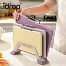 idrop 3 PCS All Purpose Cutting Board Storage Set Baby Food Preparation Set Fruit Non Slip Chopping Board Kitchen Organizer Papan Pemotong Serbaguna 3PCS Set Papan Potong Penyediaan Makanan Bayi Papan Potong Buah Anti Gelincir Dengan Penyimpanan Dapur