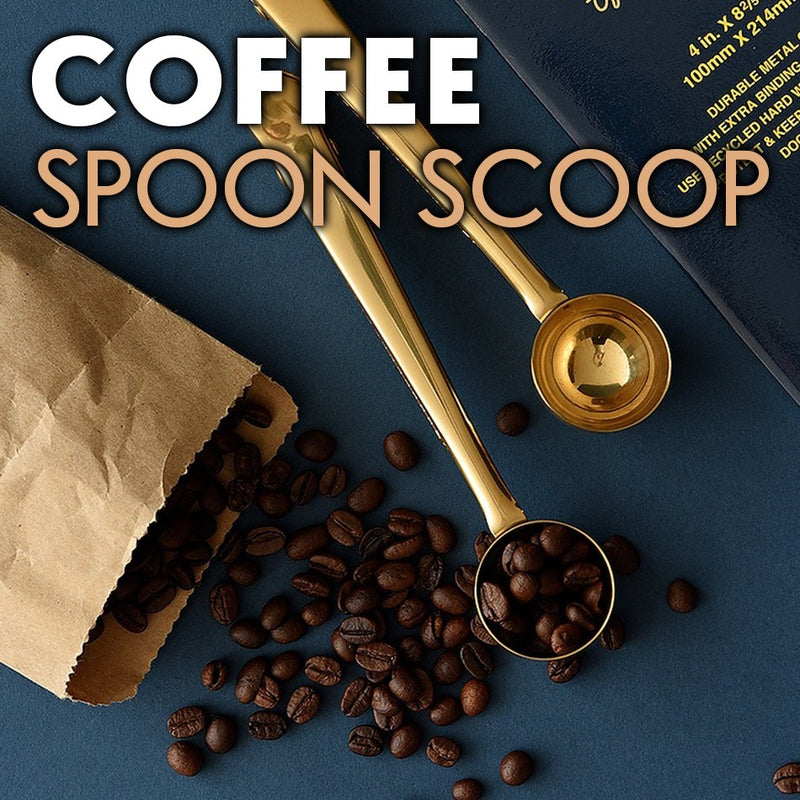 idrop 2 IN 1 Coffee Scoop Spoon & Bag Seal Clipper