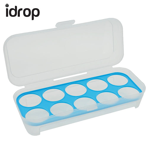 idrop Chicken Eggs Storage Box Organizer (10 Pieces Egg Capacity) [Send by randomly design]