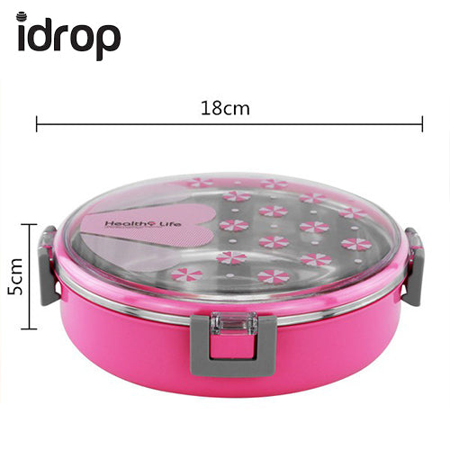 idrop High Quality Stainless Steel Lunch Box (920ML) [Send by randomly design]