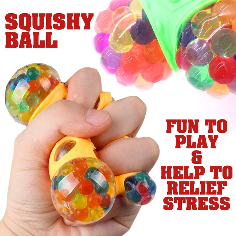 idrop Venting Smiley Squishy Ball Stress Relief Mesh Squish Toy