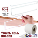 idrop Paper Towel Roll Holder Dispenser Cabinet Cupboard Under Shelf Storage Rack [ ZT-3119 ]
