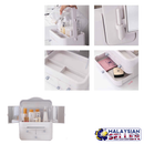 idrop COSMETIC MAKEUP ORGANIZER - Portable Space Saving Efficient Storage Box