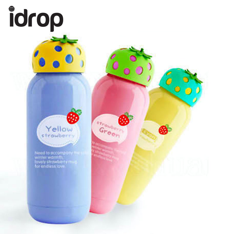 idrop Strawberry Stainless Steel Thermos 248ml [Send by randomly color]