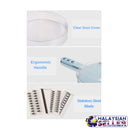 idrop Multipurpose Kitchen Tool Wheat Straw Fibre Shredder Peeler Cutter Slicer and Grater