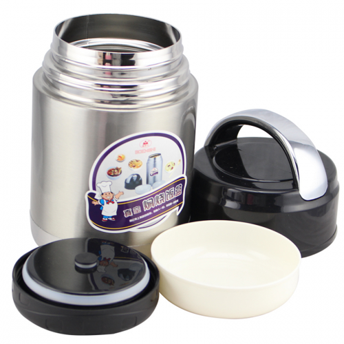Stainless Steel Vacuum Insulation Barrels Boxes Portable Lunch Box Soup Bucket