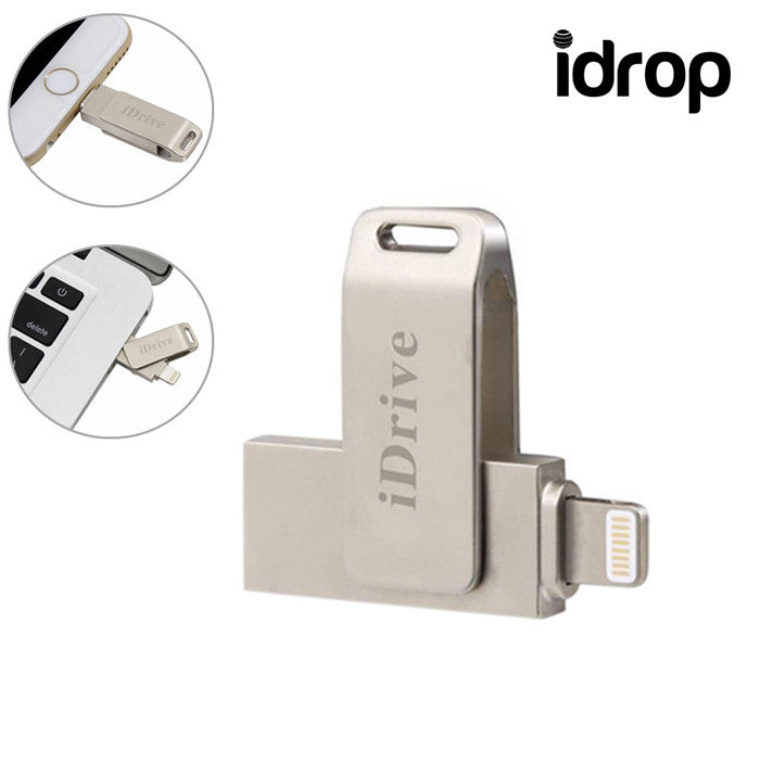 idrop iDrive U Flash Disk USB Memory Stick Drive for iPhone / i Pad Air [64G]