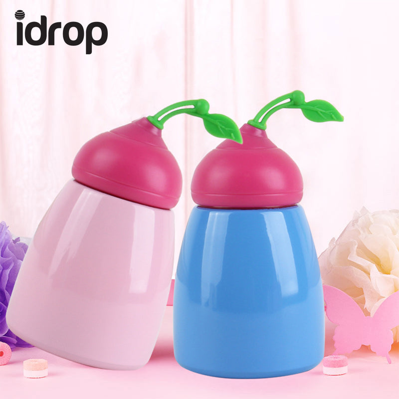 idrop Creative Ginseng Fruit Shape Stainless Steel Vacuum Bottle 300ml [Send by randomly color]