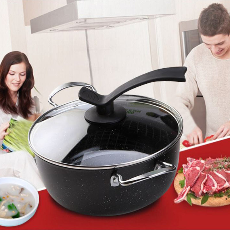 Ovela 4 Piece Stone Quartz Coated Non-Stick Cookware Set