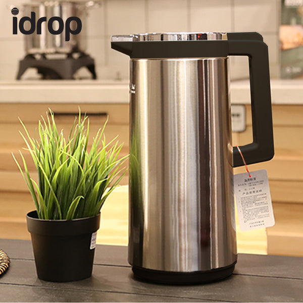 idrop Travel Stainless Steel Double Layer Thermos Insulated Mug 1.9L