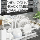 idrop Kitchen Aluminium Countertop Dishrack Tableware Storage Rack