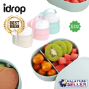 idrop Multipurpose Portable Wheat Straw Lunch Box 950ml