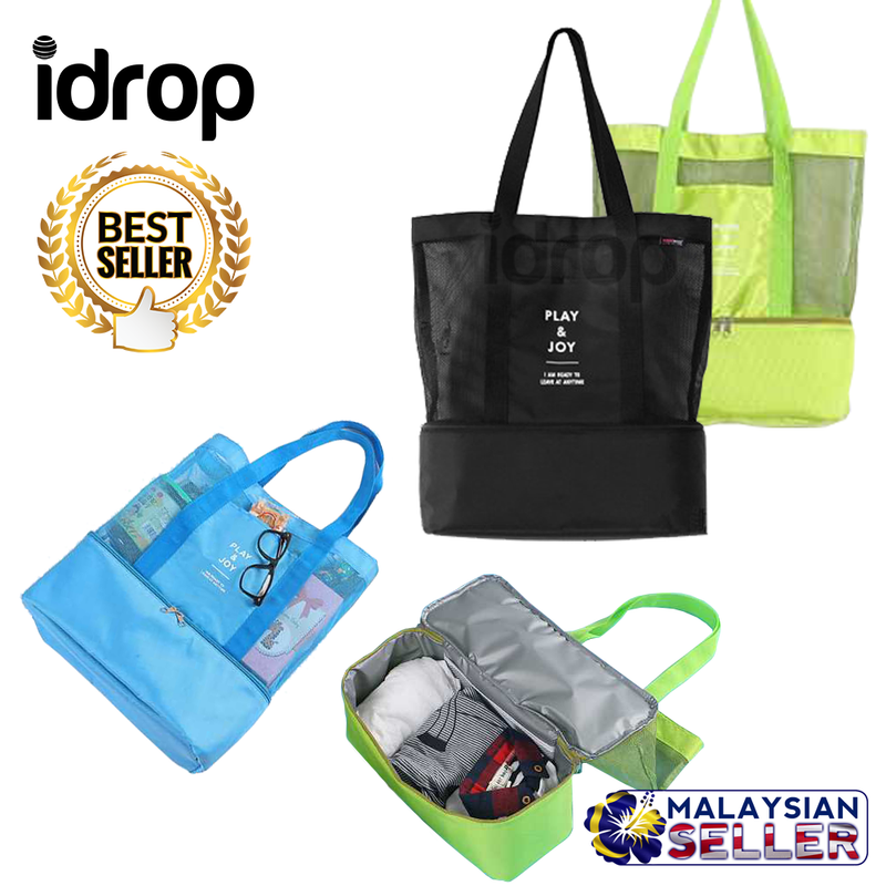 iDrop 2 in 1 Multipurpose Double Layer Waterproof Trendy Bag For Travel Picnic