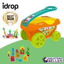 idrop High Quality Colorful Vegetable And Fruit Farm Building Blocks Home Preschool Set Toys for Kids Children