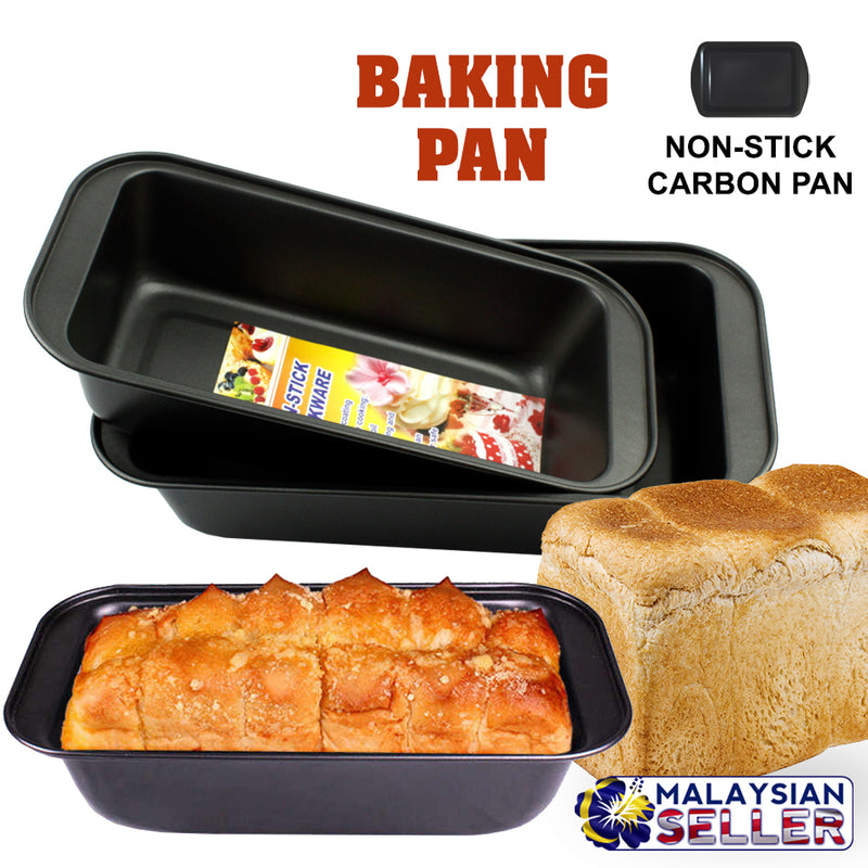 idrop Non-Stick Rectangle Carbon Steel Bakeware Oven Toast Loaf Baking Pan