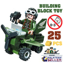 idrop COMBATZONES - 25 Pcs Small World War Army Pilot and Plane Building Block [ 801 ]