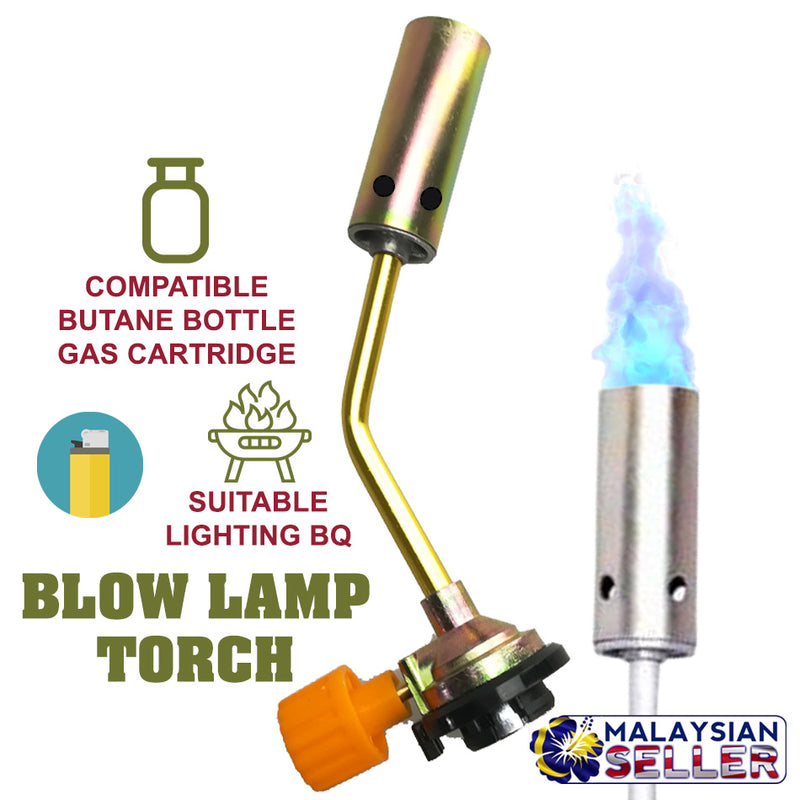 idrop TUQIANG METAL - Flame Jet Gas Butane Blow Lamp Torch Burner Outdoor BBQ [ TQ810 ]