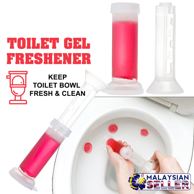 idrop Anti-Bacterial Toilet Cleaner Fragrances Gel Air Freshener Syringe Type [ 2262