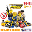 idrop ENLIGHTEN - 76-81 Pcs Fast & Furious Racing Force Car Building Blocks Compatible with Lego