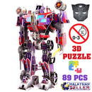 idrop 89 Pcs 3D Educational Puzzle Paper Craft Foam EVA Transformers Optimus Prime Toy Set [ 566-A ]