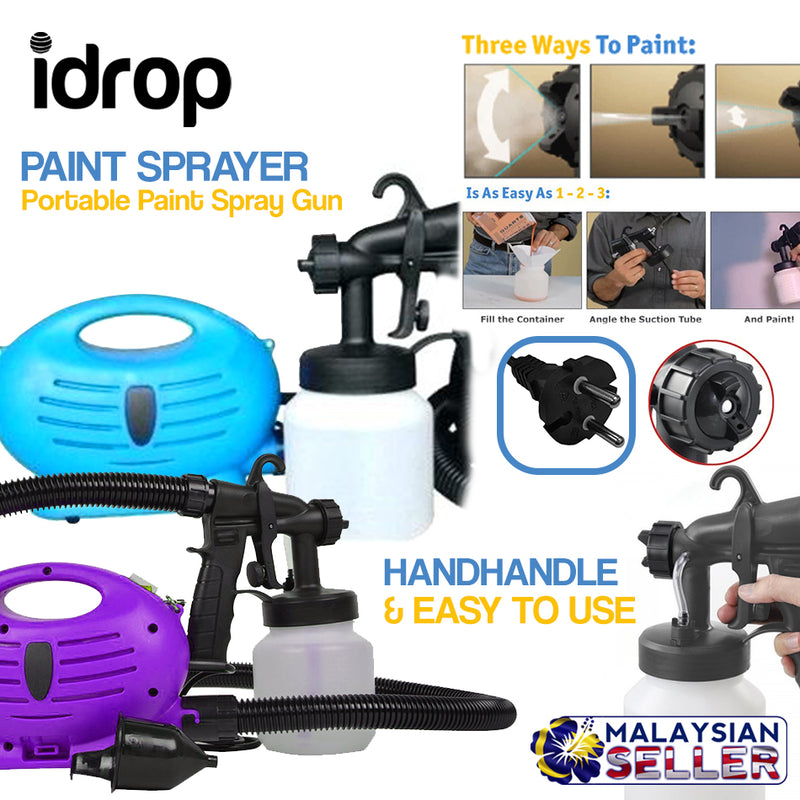 idrop PAINT SPRAYER - DIY Electric Portable Paint Spray Gun